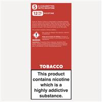 Ezee Go Disposable E-cigarette Tobacco 12mg 5pcs