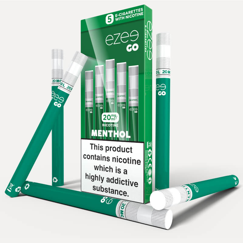 ezee go disposable e-cigarette menthol flavor 20mg nicotine