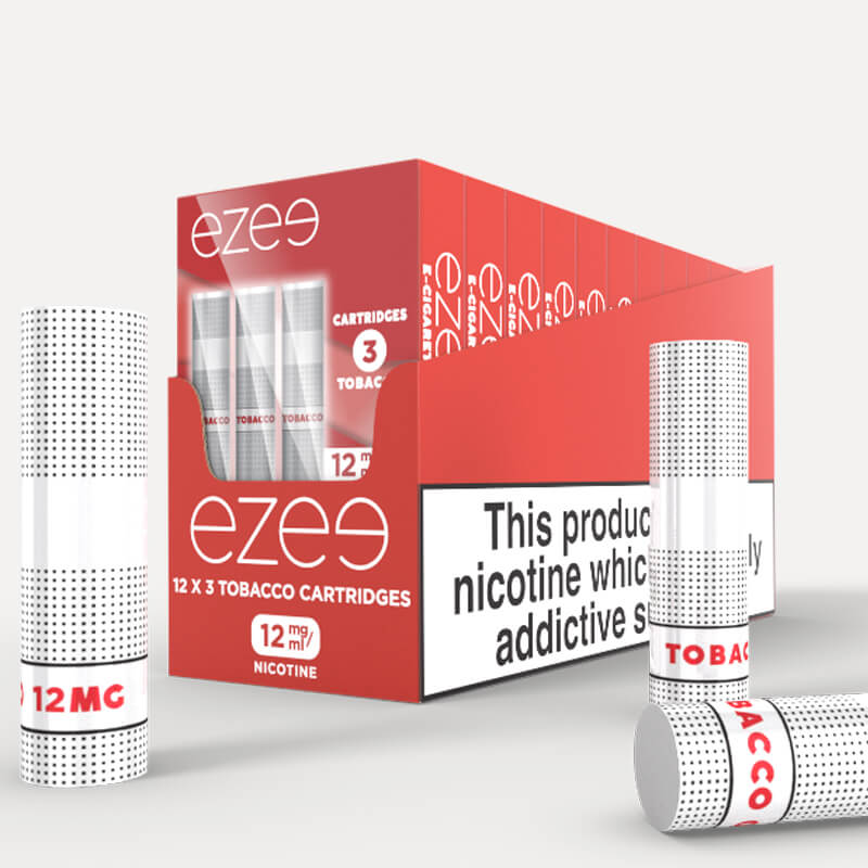 Ezee Cartridges Tobacco 12mg Pack of 36