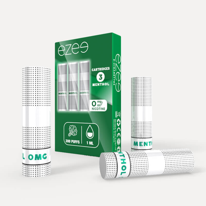 Ezee Cartridges Menthol Nicotine Free Pack of 3