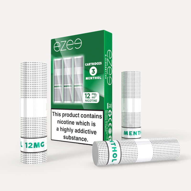 Ezee Cartridges Menthol 12mg Pack of 3