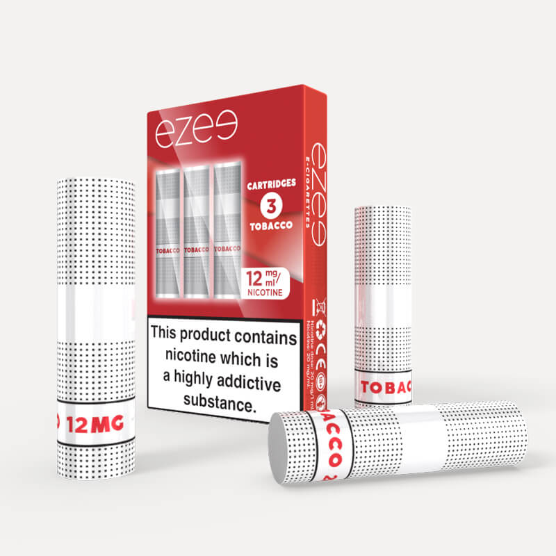 Ezee Cartridges Tobacco 12mg Pack of 3